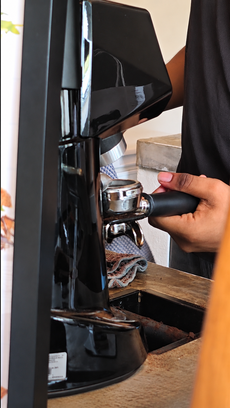 Barista preparing coffee at PADOO café Malaysia