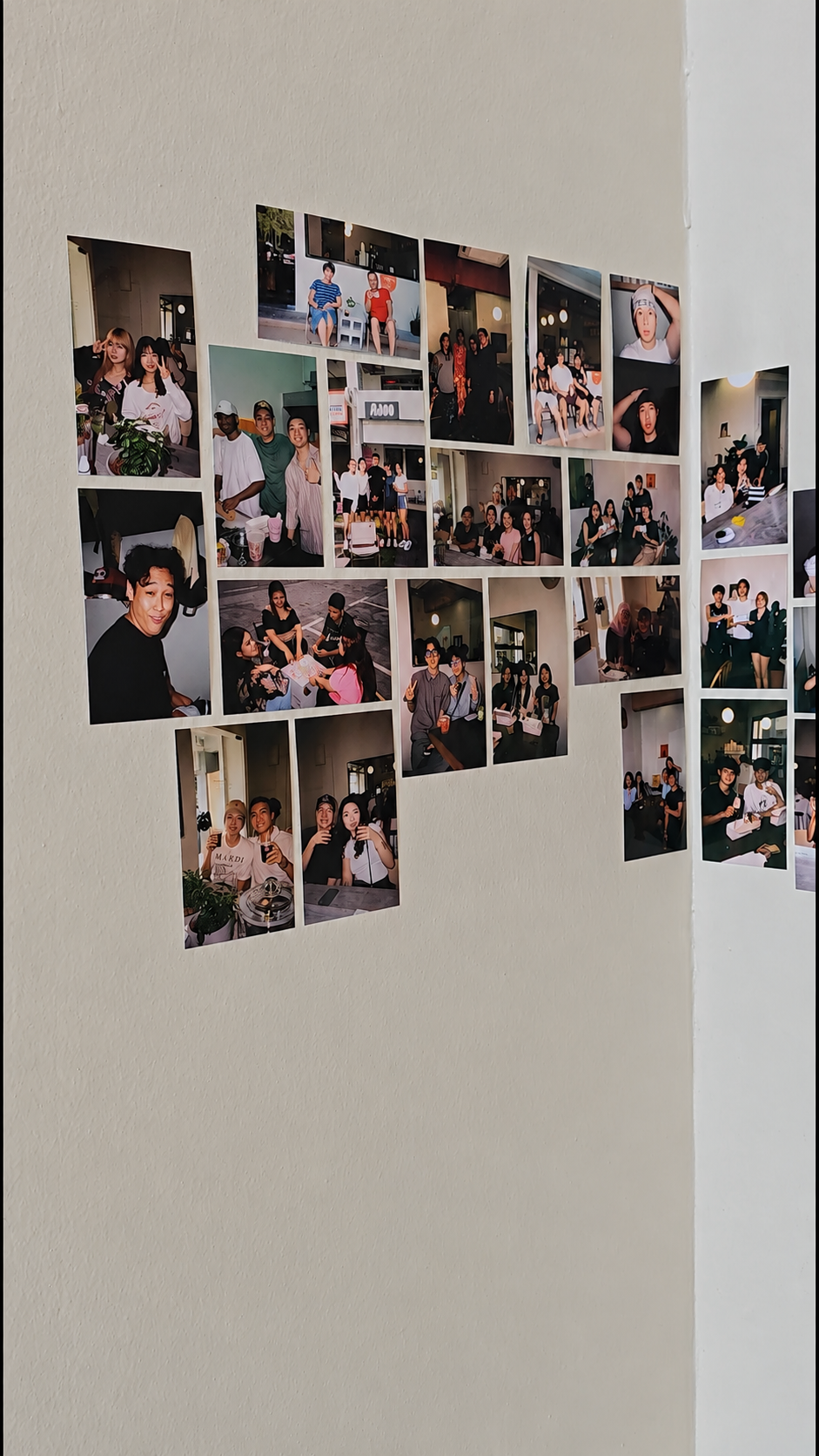 PADOO café community photo wall interior detail