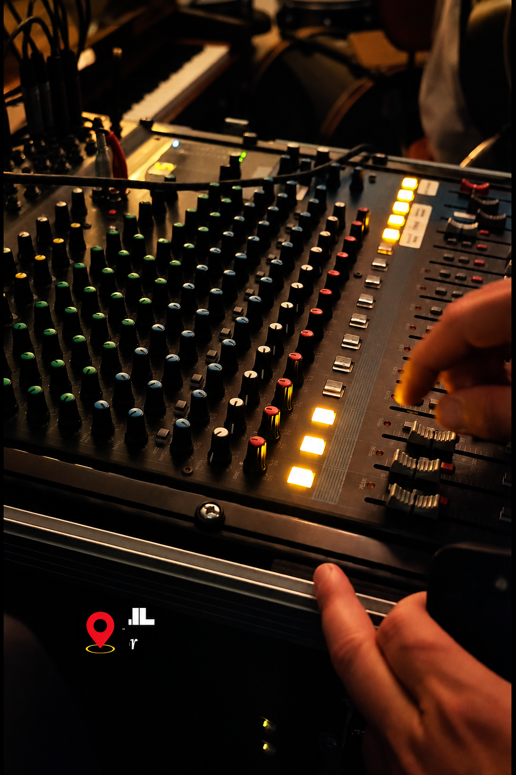 Live music audio mixing console at Fishee Coffee Bukit Jalil Kuala Lumpur